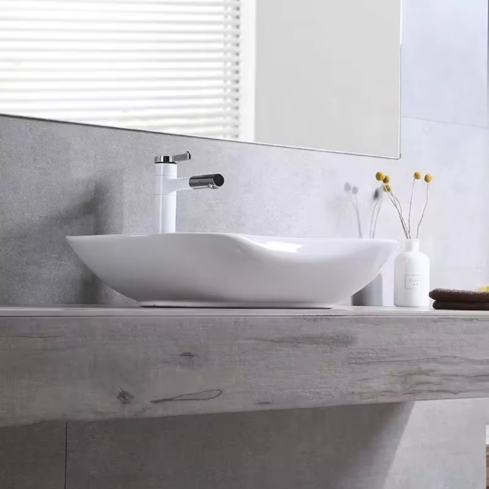 Chậu rửa mặt Gobe C-6320 – Thiết kế hình thuyền độc đáo, nổi bật không gian sống