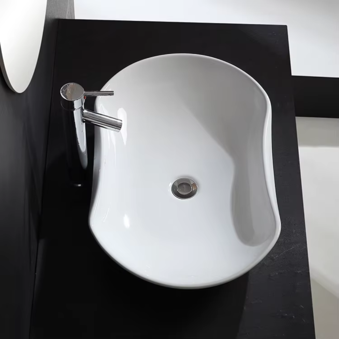 Chậu rửa mặt Gobe C-6320 – Thiết kế hình thuyền độc đáo, nổi bật không gian sống