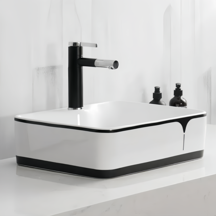 Chậu rửa mặt Gobe C-6745 – Tối giản hiện đại, tinh tế đến từng chi tiết