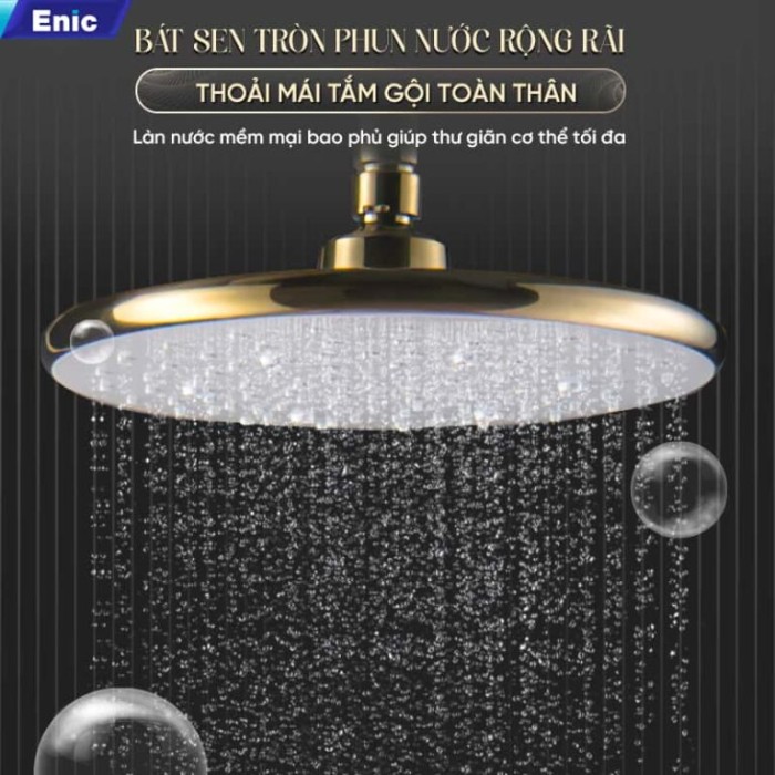 Cây Sen Tắm Đứng Cao Cấp Enic A25 Thiết Kế Hiện Đại, Nâng Tầm Phòng Tắm Sang Trọng