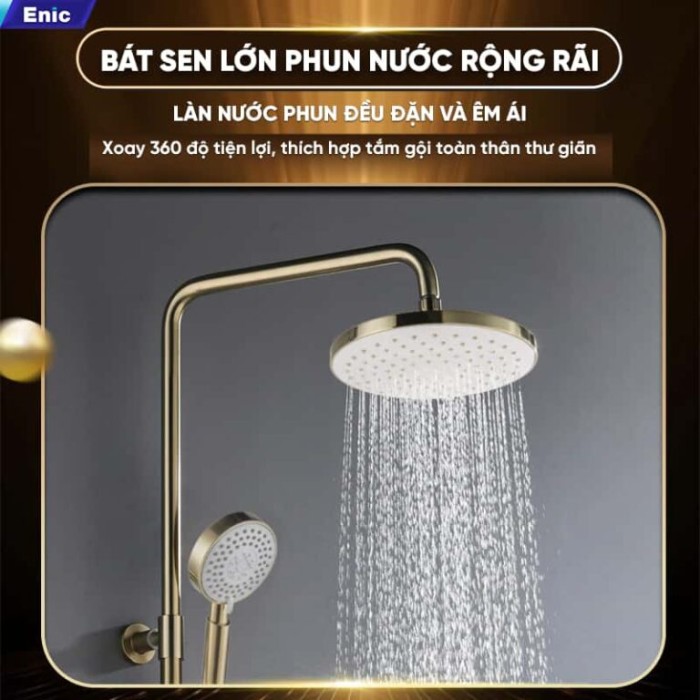 Vòi Sen Tắm Đứng Enic A23 Áp Lực Nước Mạnh Mẽ, Êm Ái,  Bền Đẹp Theo Thời Gian.