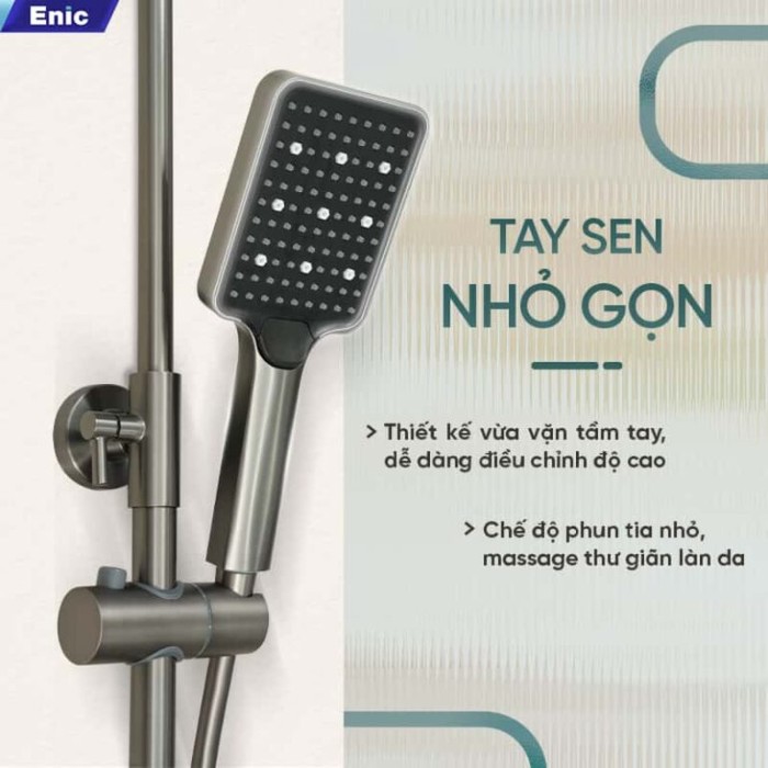 Sen Cây Tắm Cao Cấp Enic S10 Vòi Hoa Sen Lựa Chọn Hoàn Hảo Để Tận Hưởng Tắm Gội Mỗi Ngày