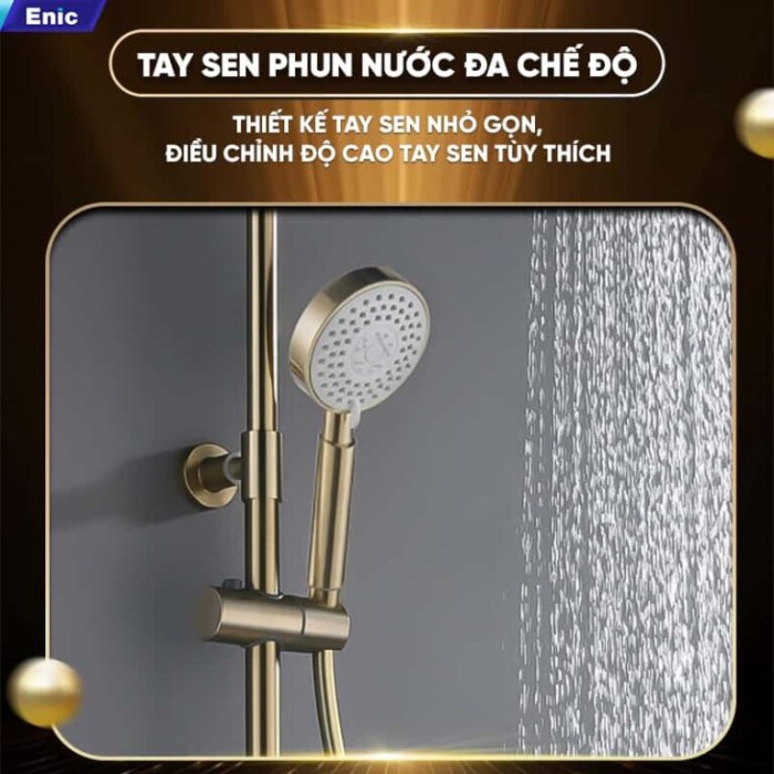 Vòi Sen Tắm Đứng Enic A23 Áp Lực Nước Mạnh Mẽ, Êm Ái,  Bền Đẹp Theo Thời Gian.