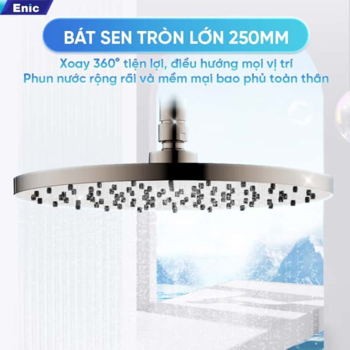 Bộ Vòi Sen Tắm Đứng Cao Cấp Enic S23 Chính Hãng - Chất Lượng Đảm Bảo, Giá Tốt