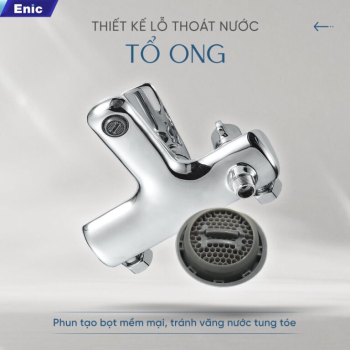 Sen tắm gật gù cao cấp Enic Y20 thiết kế sang trọng, bền bỉ.