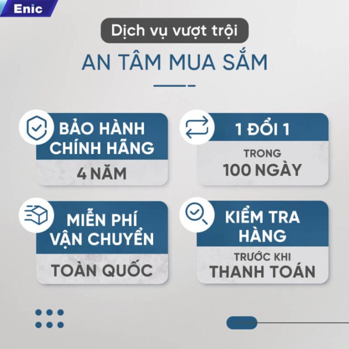 Sen tắm gật gù cao cấp Enic Y20 thiết kế sang trọng, bền bỉ.
