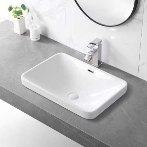 Chậu rửa bán âm chữ nhật Gobe C-6205 – Sự kết hợp hoàn hảo giữa công nghệ và thẩm mỹ  