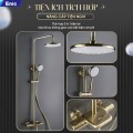 Cây Sen Tắm Đứng Cao Cấp Enic A25 Thiết Kế Hiện Đại, Nâng Tầm Phòng Tắm Sang Trọng