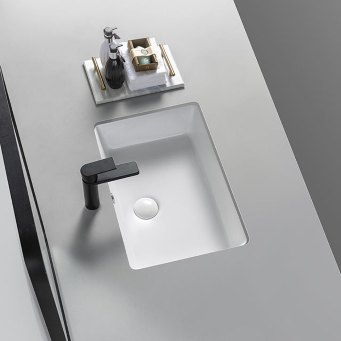 Chậu rửa âm bàn chữ nhật Gobe C-6215 – Gọn gàng, hiện đại, sạch khuẩn tối ưu