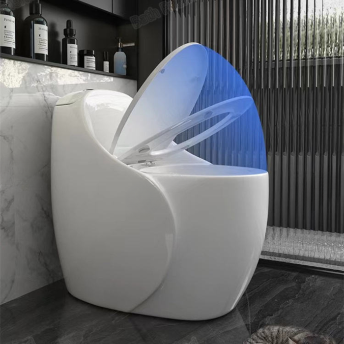 Bồn cầu liền khối B8260 – Kiểu dáng quả trứng độc đáo, sang trọng đến từng chi tiết