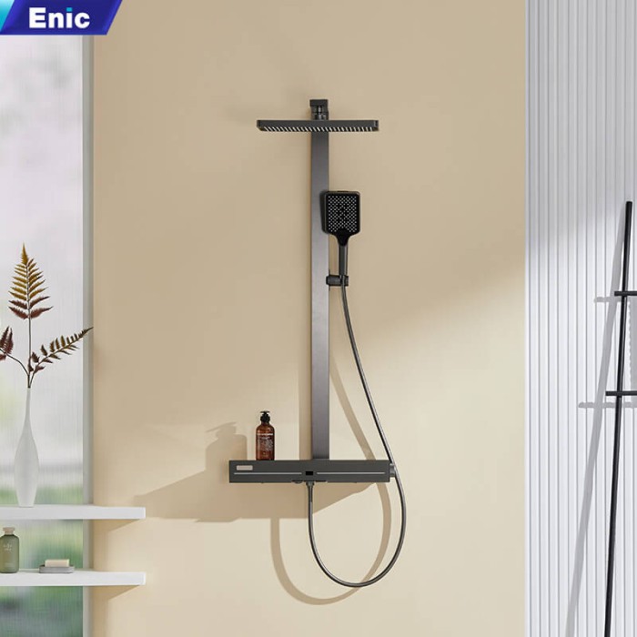 Vòi sen tắm đứng cao cấp Enic MD35 tay sen 4 chế độ nước xoay 360 độ.
