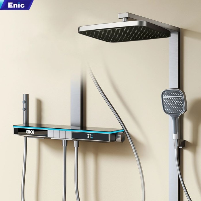 Sen cây tắm đứng thông minh Enic TD40 bát sen lớn, xoay 360 độ, tay sen 3 chế độ nước thư giãn đỉnh cao cùng sen tắm mỗi ngày.