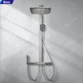 Bộ vòi sen nóng lạnh thông minh Enic TD07 đèn LED xung quanh kết hợp màn hình hiển thị thông số nhiệt độ.