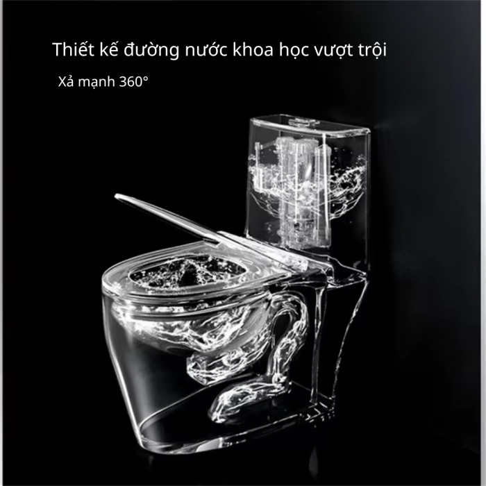 Bồn Cầu 1 Khối Gobe B-8225T – Sang Trọng Trong Từng Đường Nét, Êm Ái Mỗi Lần Sử Dụng