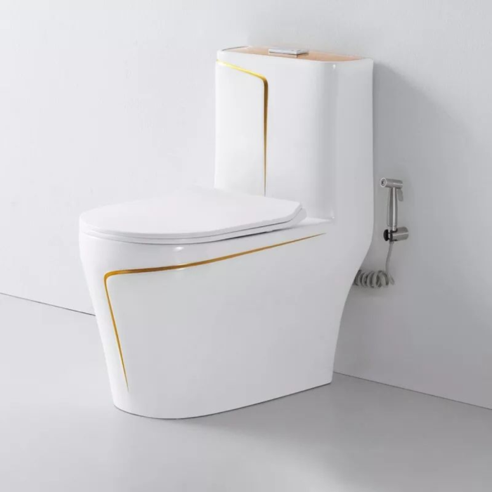 Bồn Cầu 1 Khối Gobe B-8225T – Sang Trọng Trong Từng Đường Nét, Êm Ái Mỗi Lần Sử Dụng