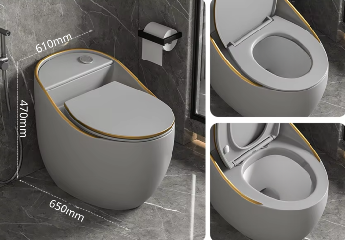 Bồn cầu cao cấp B-8230G – Thiết kế liền khối hiện đại, công nghệ xả mạnh mẽ
