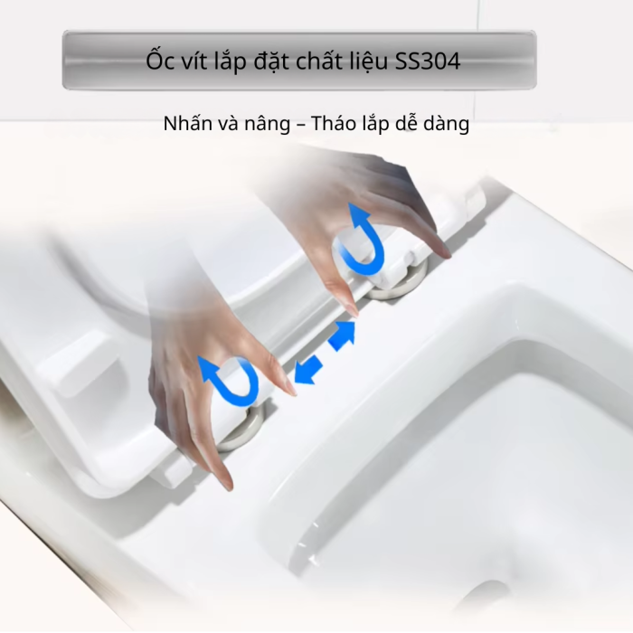 Bồn Cầu 1 Khối Gobe B-8225T – Sang Trọng Trong Từng Đường Nét, Êm Ái Mỗi Lần Sử Dụng
