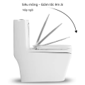 Bồn Cầu 1 Khối Gobe B-8205X – Tinh Tế Từng Đường Nét, Mạnh Mẽ Từng Cú Xả